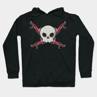 Calisthenics crew Jolly Roger pirate flag (no caption) Hoodie